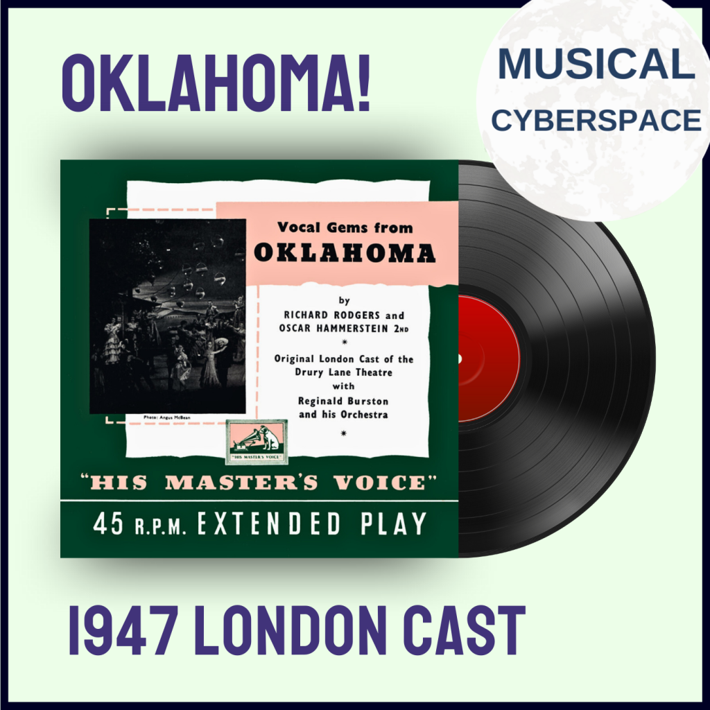 The cover of the Original London Cast Recording of OKLAHOMA!