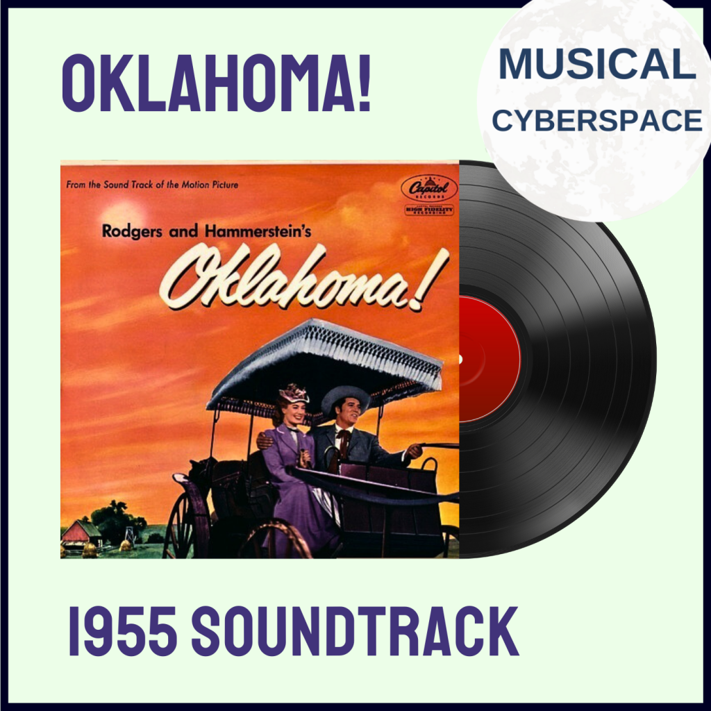 The cover of the 1955 Soundtrack of OKLAHOMA!