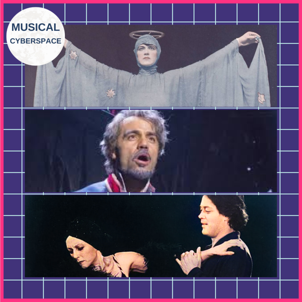 Around the musical theatre world: Liliane Gilbert in ROUND IN FIFTY, Ramin Karimloo in LES MISERABLES and Liliane Montevecchi and Raúl Juliá in NINE.