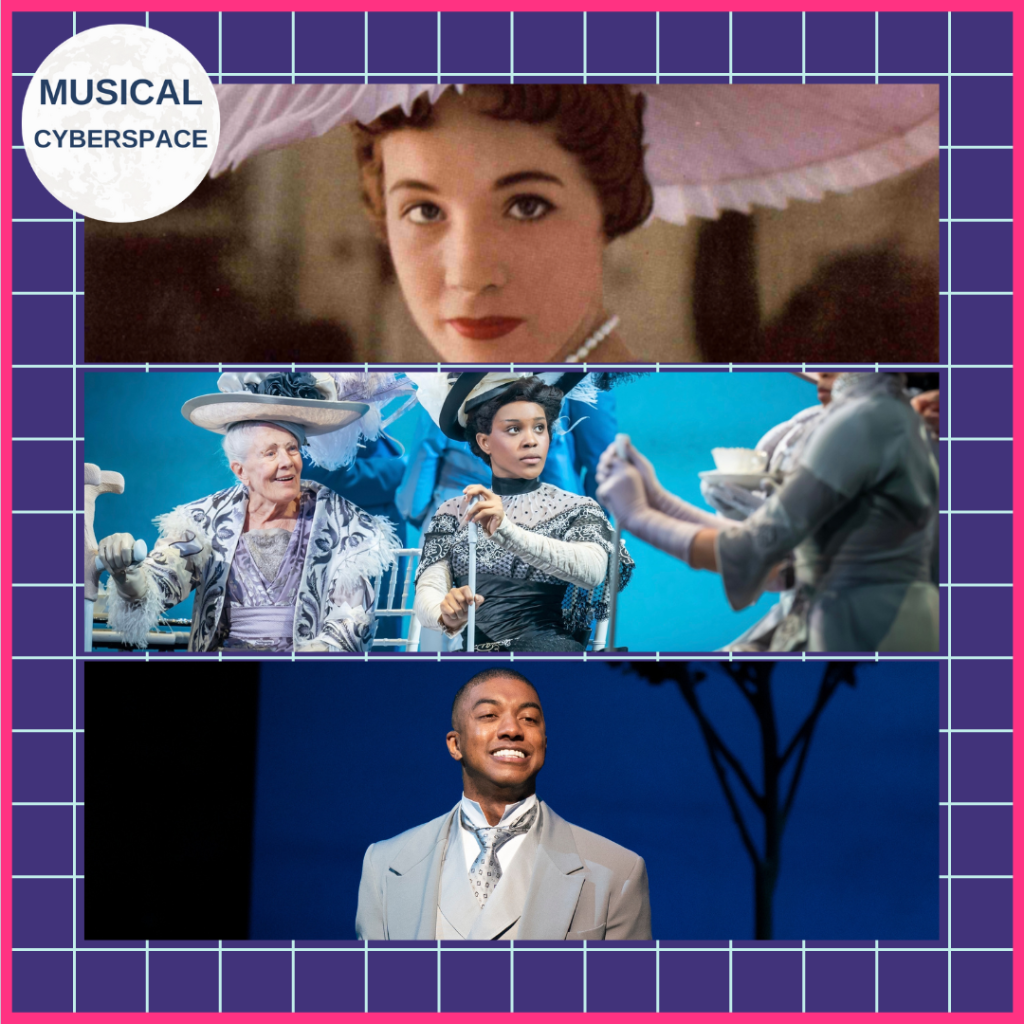 Julie Andrews (top), starred as Eliza Doolittle in the original production of My Fair Lady, while Amara Okereke (middle) appeared in a recent West End revival alongside Vanessa Redgrave. Christian Dante White played Freddy Eynsford-Hill in the earlier Broadway production of that revival.  